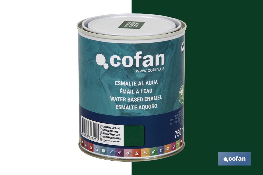 Ecological water-based enamel | 750ml | Several colours - Cofan