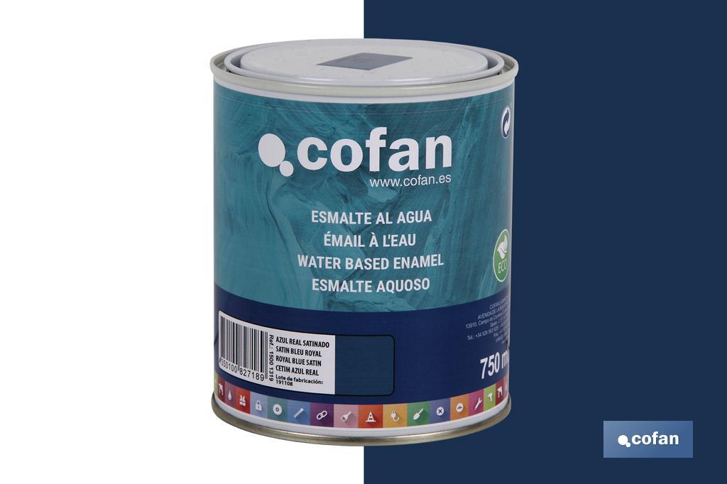 Ecological water-based enamel | 750ml | Several colours - Cofan