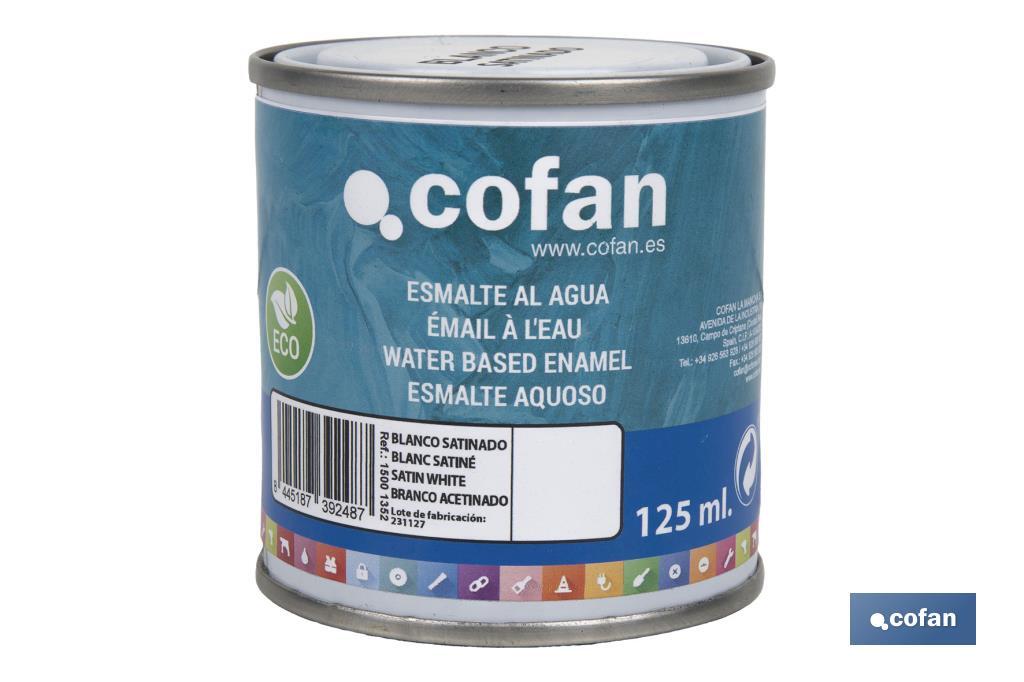 Émail écologique à l'eau | Emballage de 750 ml | Plusieurs couleurs - Cofan