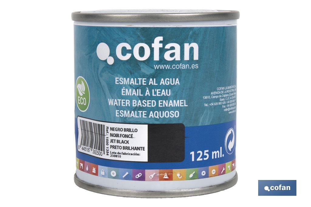 Esmalte Ecológico al agua | Envases: 125 o 750 ml | Amplia gama de colores y acabados - Cofan