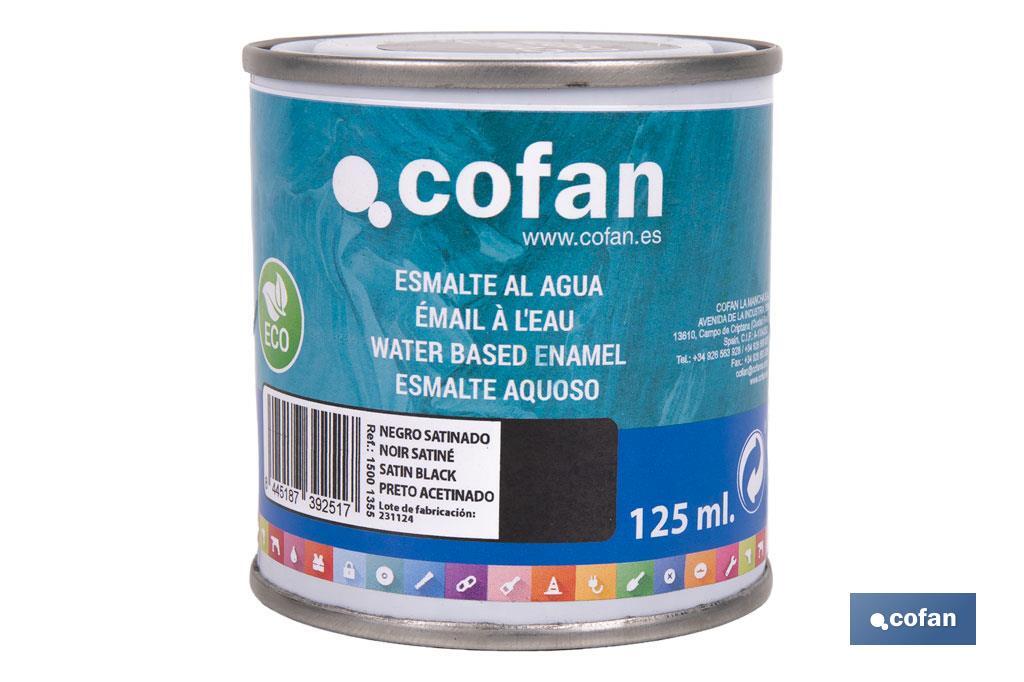 Smalto ecologico all'acqua | Latta da 750 ml | Vari colori - Cofan