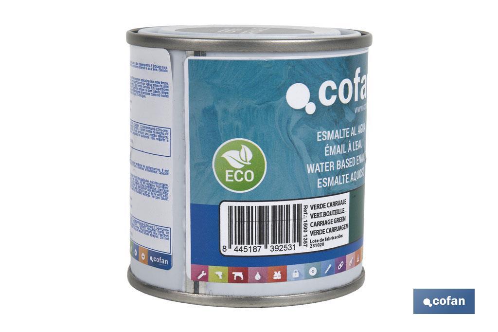 Ecological water-based enamel | 750ml | Several colours - Cofan