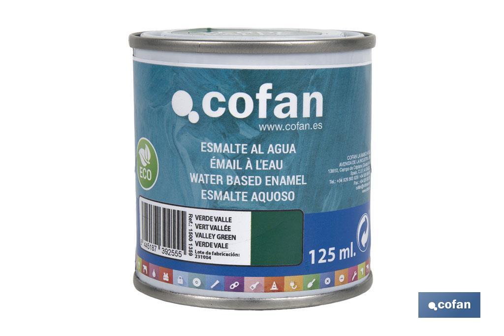 Ecological water-based enamel | 750ml | Several colours - Cofan