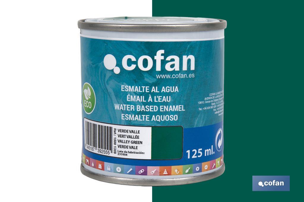 Ecological water-based enamel | 750ml | Several colours - Cofan