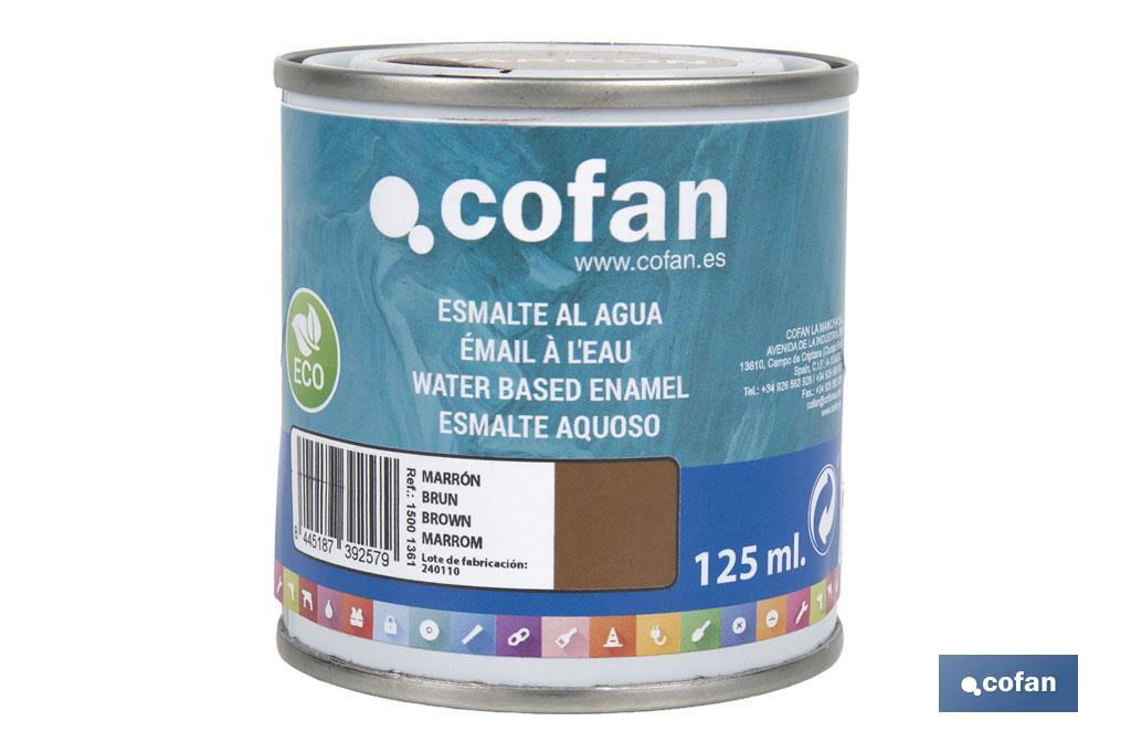 Ecological water-based enamel | 750ml | Several colours - Cofan