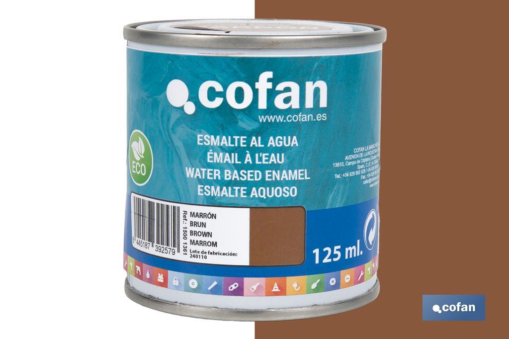 Ecological water-based enamel | 750ml | Several colours - Cofan
