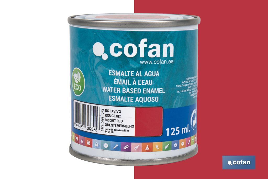 Ecological water-based enamel | 750ml | Several colours - Cofan
