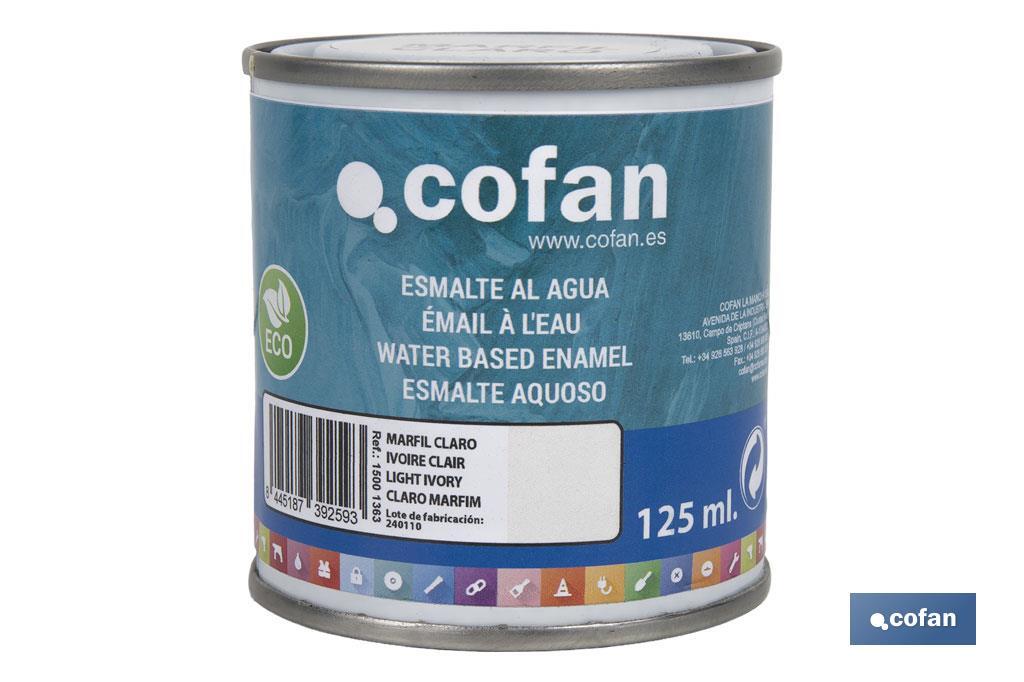 Émail écologique à l'eau | Emballage de 750 ml | Plusieurs couleurs - Cofan