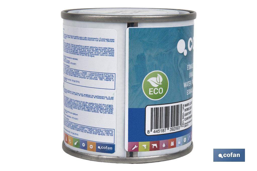 Smalto ecologico all'acqua | Latta da 750 ml | Vari colori - Cofan