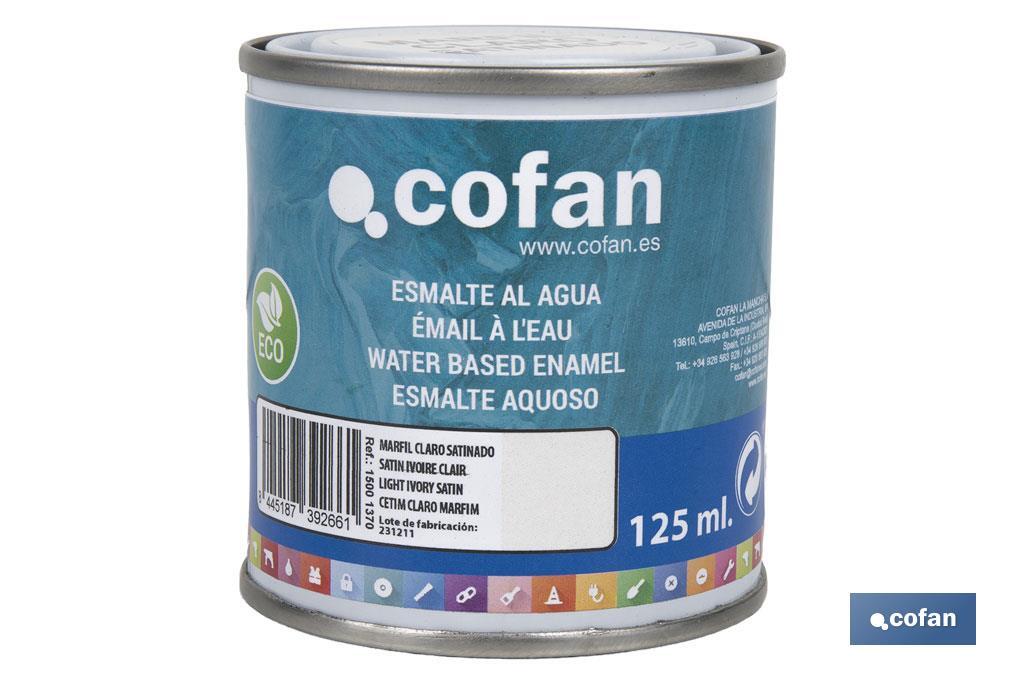 Ecological water-based enamel | 750ml | Several colours - Cofan