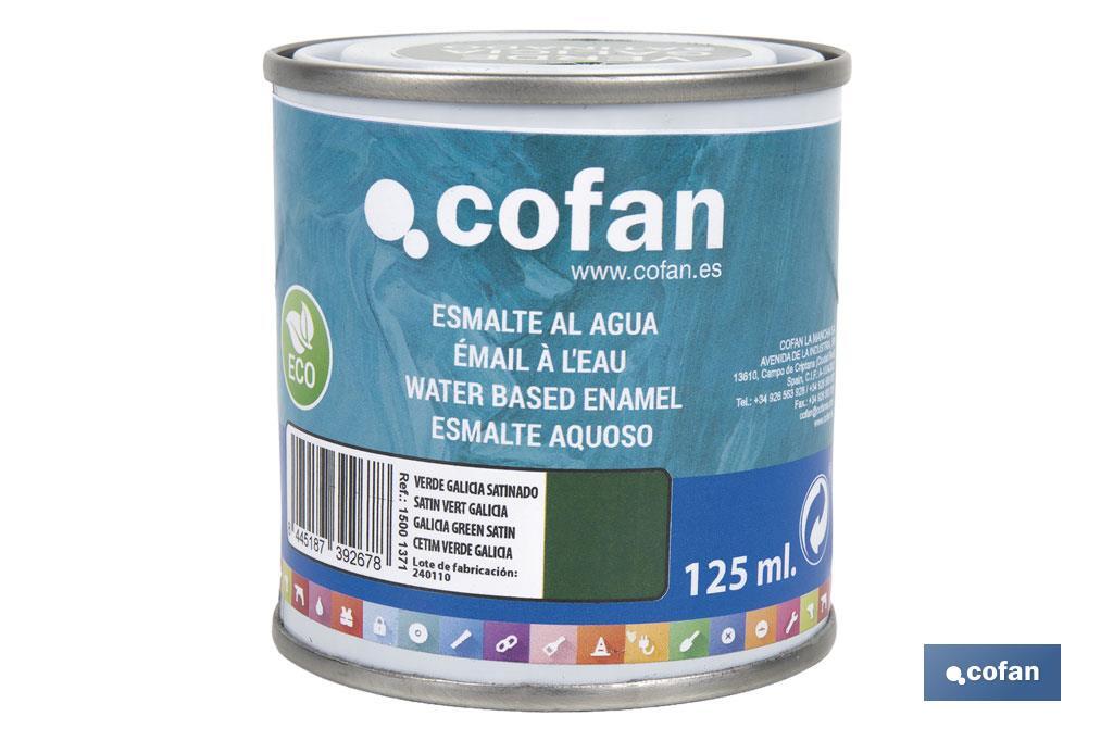 Émail écologique à l'eau | Emballage de 750 ml | Plusieurs couleurs - Cofan