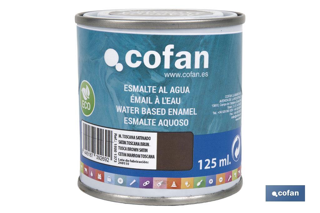 Smalto ecologico all'acqua | Latta da 750 ml | Vari colori - Cofan