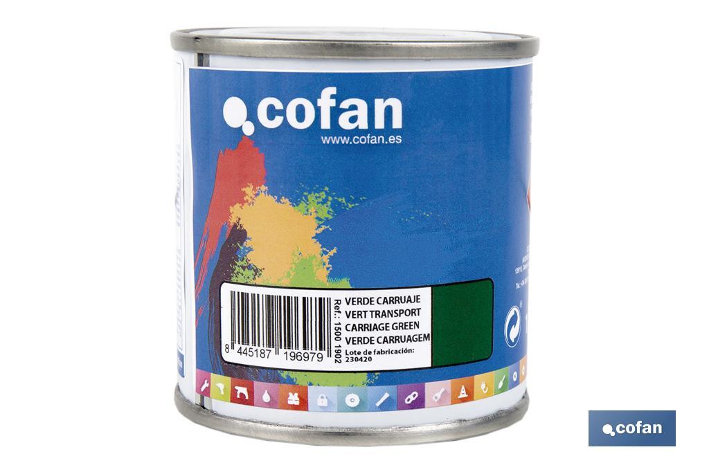 Smalto sintetico | Vari colori | Latta da 125 ml, 375 ml, 750 ml o 4 L - Cofan