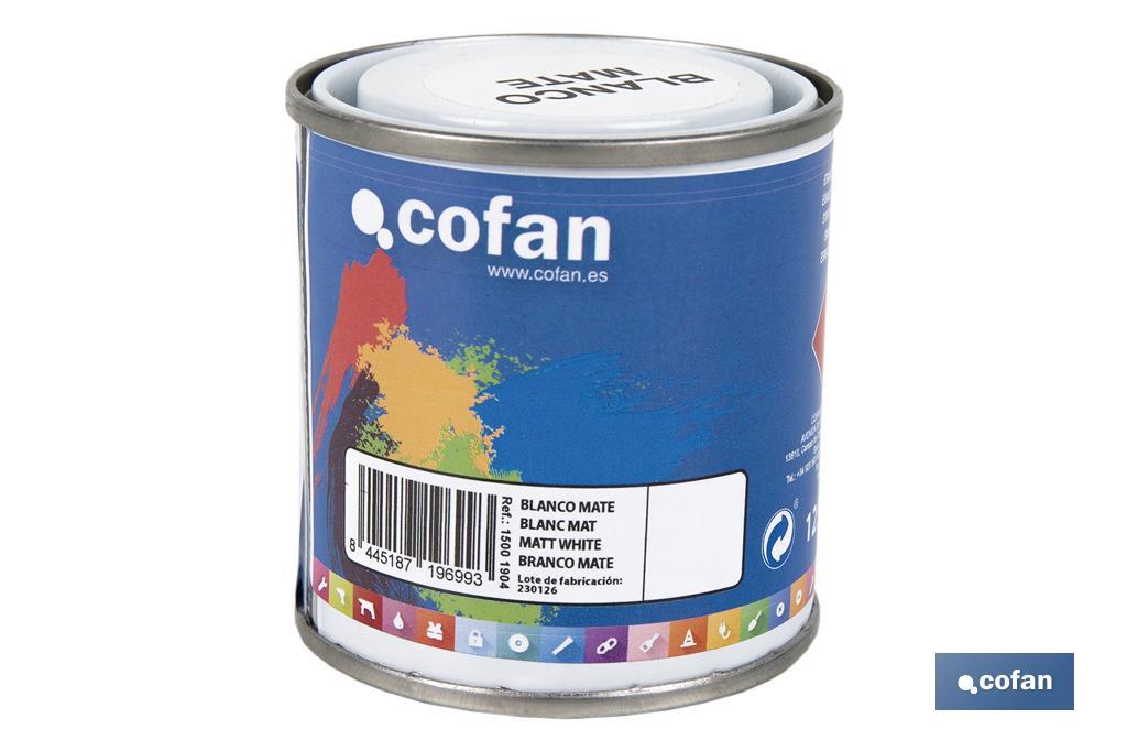 Synthetic enamel | Several colours | 125ml, 375ml, 750ml or 4L - Cofan