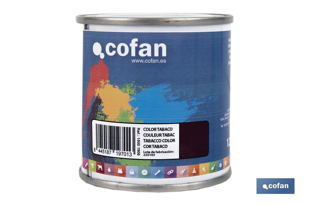 Synthetic enamel | Several colours | 125ml, 375ml, 750ml or 4L - Cofan