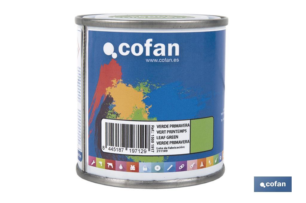 Synthetic enamel | Several colours | 125ml, 375ml, 750ml or 4L - Cofan