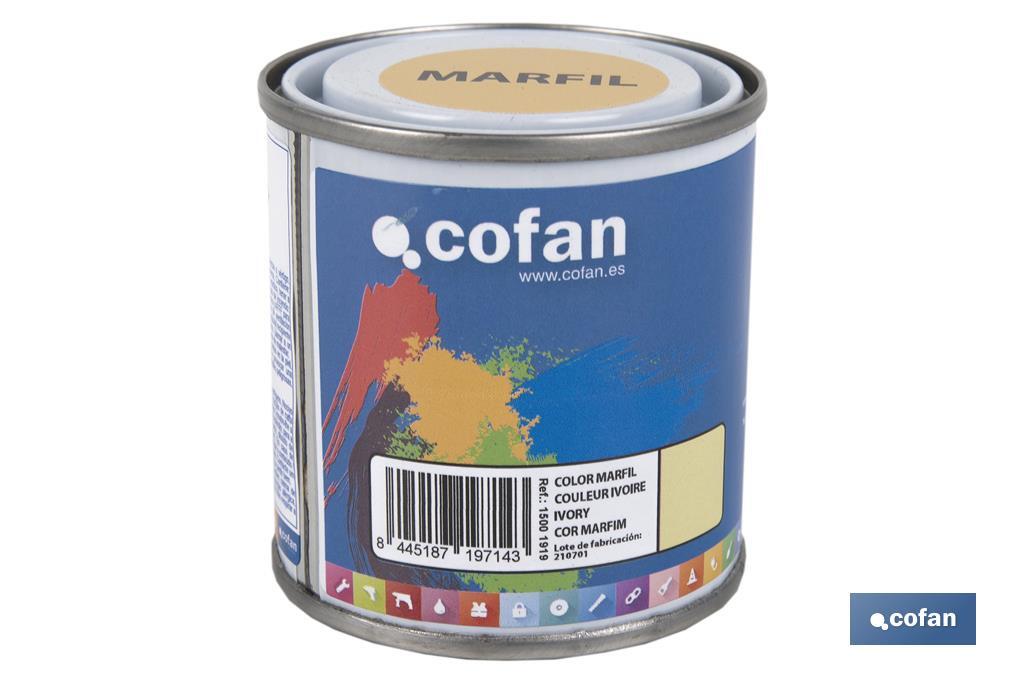 Synthetic enamel | Several colours | 125ml, 375ml, 750ml or 4L - Cofan