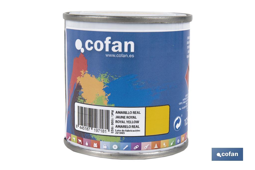 Synthetic enamel | Several colours | 125ml, 375ml, 750ml or 4L - Cofan