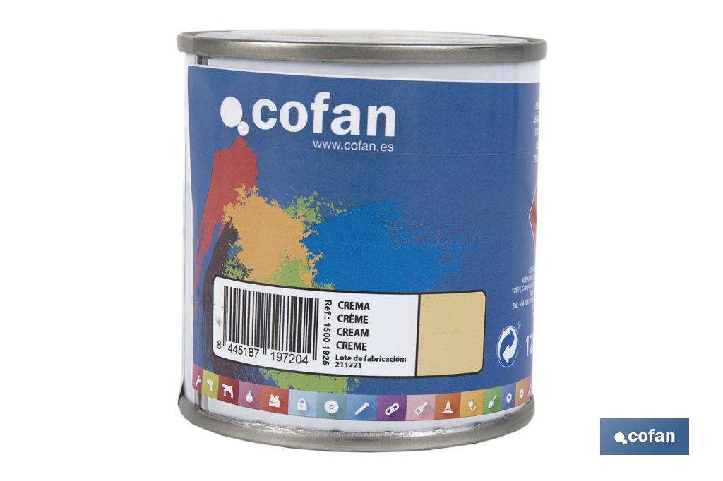 Synthetic enamel | Several colours | 125ml, 375ml, 750ml or 4L - Cofan