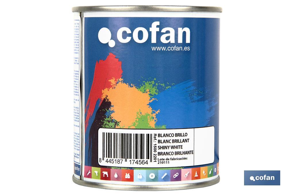 Synthetic enamel | Several colours | 125ml, 375ml, 750ml or 4L - Cofan