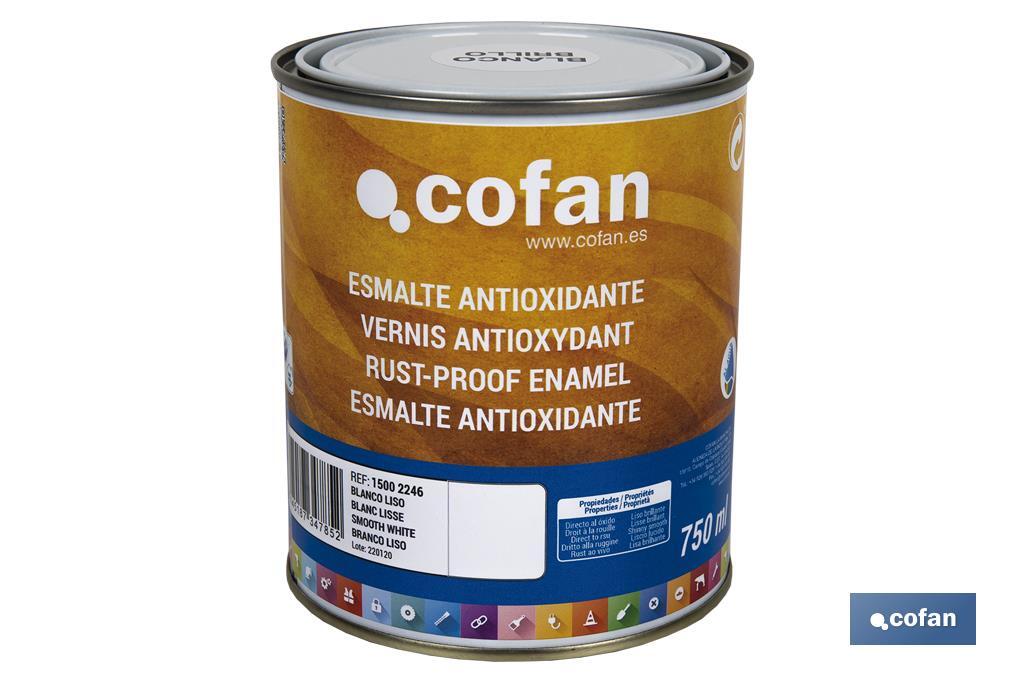 Cofan Smooth water-based antioxidant enamel | Available in different colours | Available in various sizes - Cofan