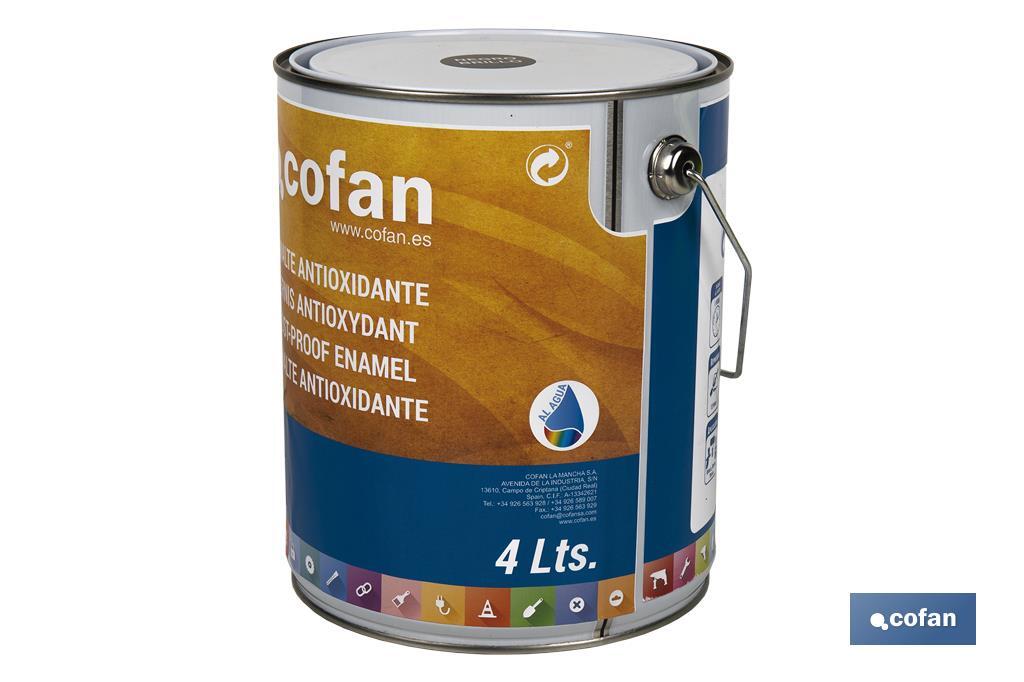 Cofan Smalto antiruggine liscio all’acqua | Vari colori | Varie dimensioni - Cofan