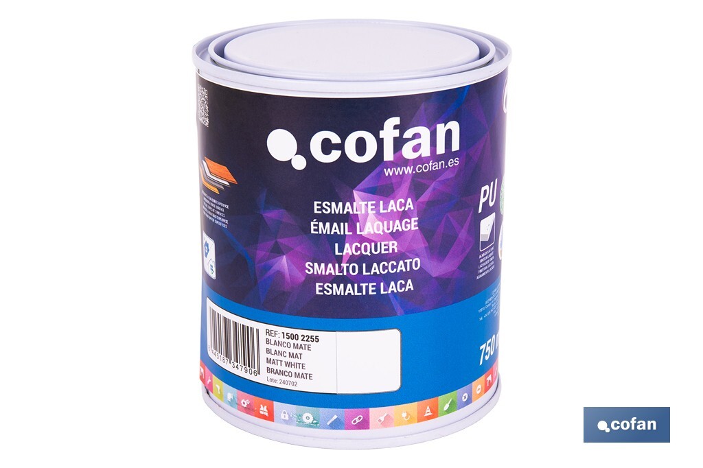 Esmalte Laca Aquoso | Várias Cores | Varios tamanhos de embalagem - Cofan