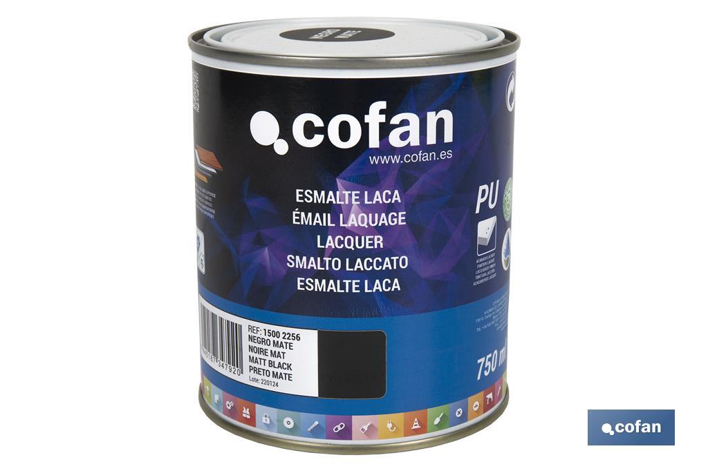 Water-based lacquer | Available in various colours | Paint buckets available in different sizes - Cofan