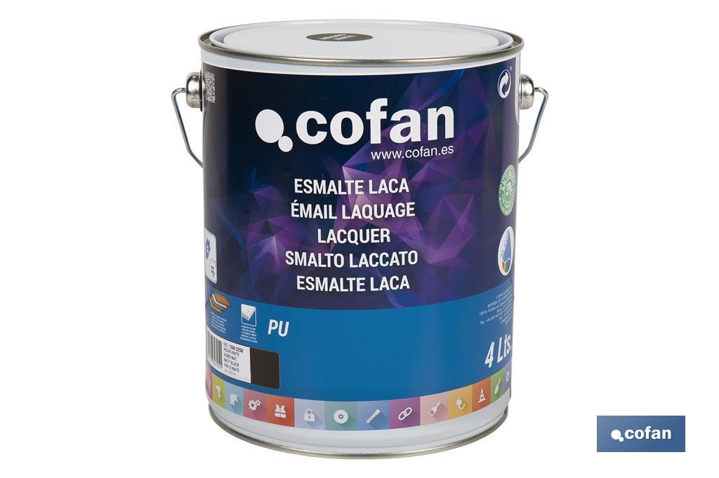 Water-based lacquer | Available in various colours | Paint buckets available in different sizes - Cofan