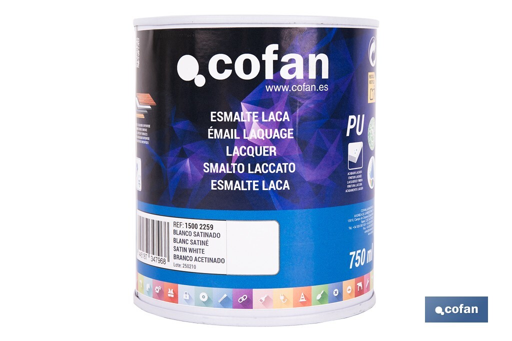Esmalte Laca Aquoso | Várias Cores | Varios tamanhos de embalagem - Cofan