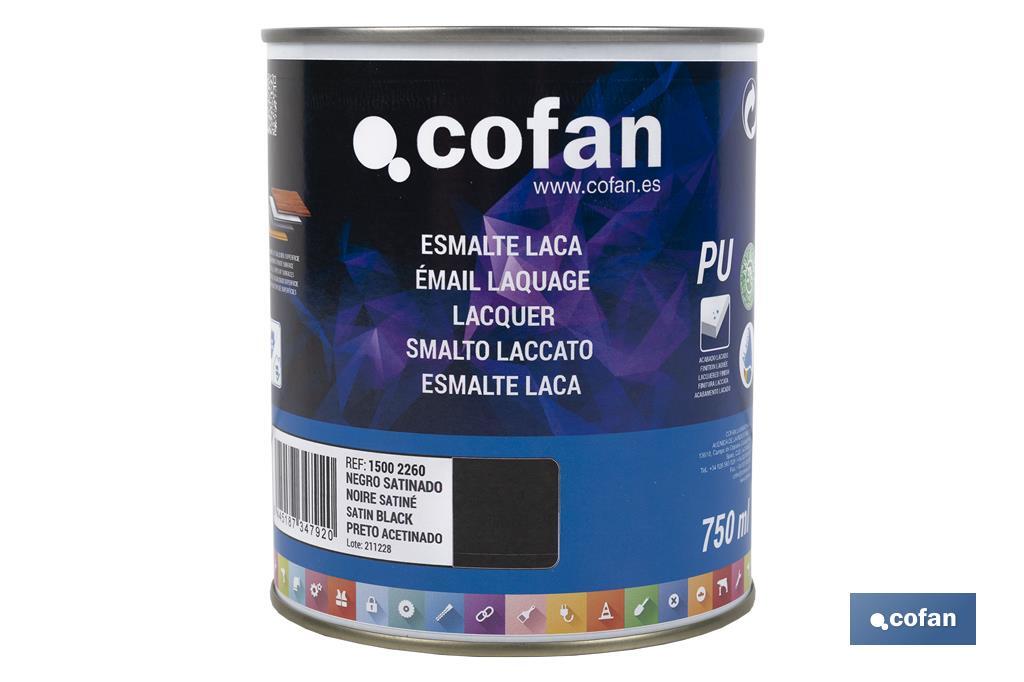 Water-based lacquer | Available in various colours | Paint buckets available in different sizes - Cofan