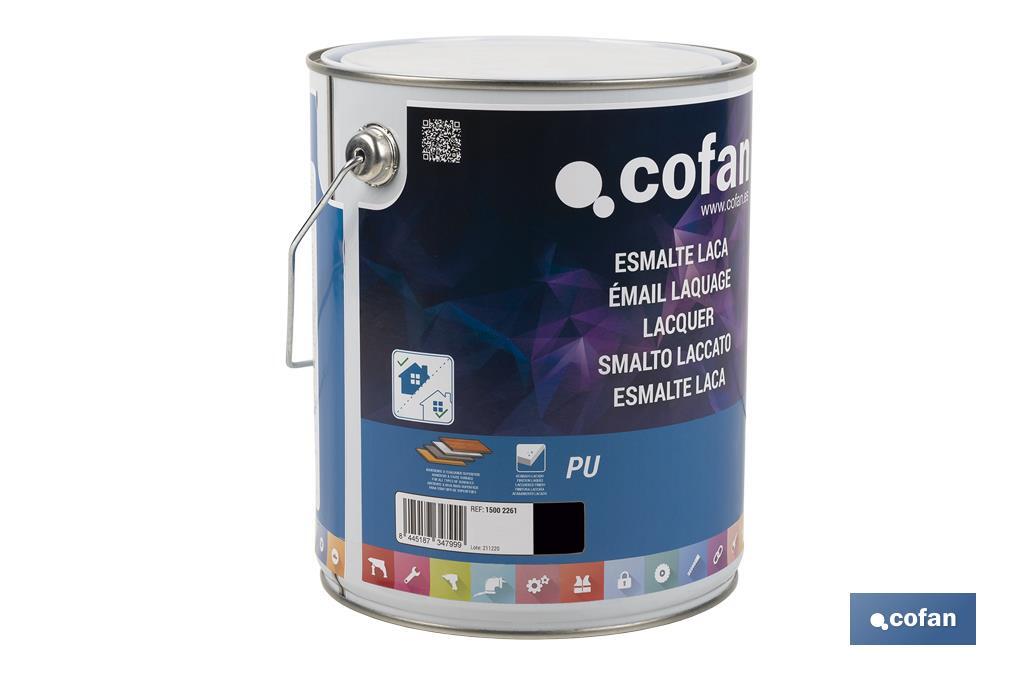 Water-based lacquer | Available in various colours | Paint buckets available in different sizes - Cofan