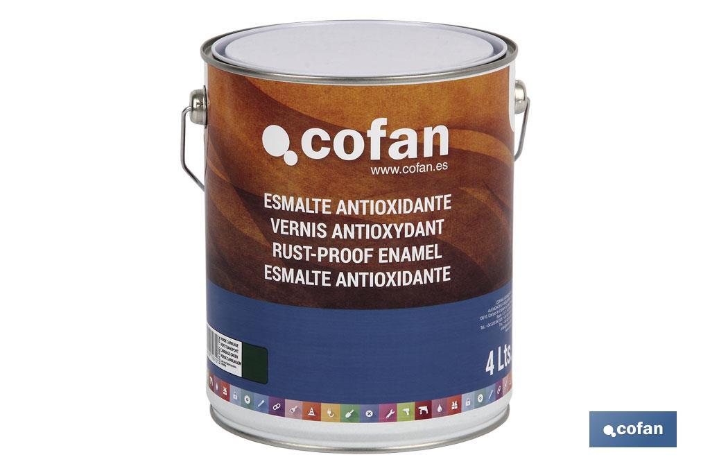 Émail Antioxydant | Plusieurs couleurs | Taille de l'emballage 4 L - Cofan