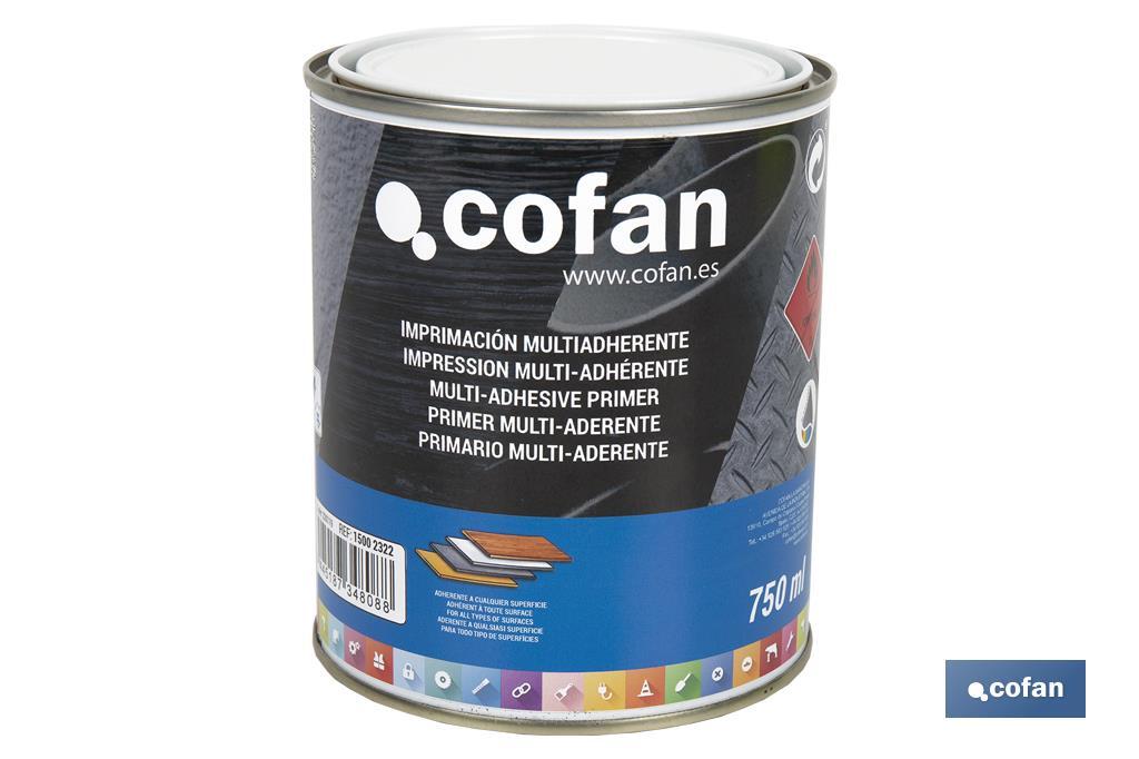 Solvent-based multi-adhesive primer | Available in different sizes | Colourless primer - Cofan