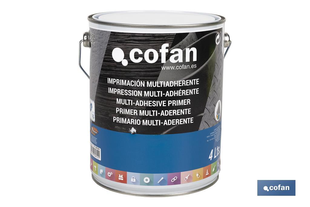 Solvent-based multi-adhesive primer | Available in different sizes | Colourless primer - Cofan