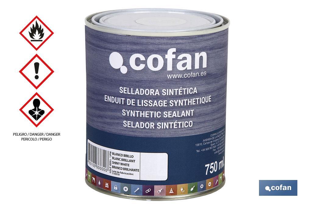 Selador Sintético | Fabricado em cor branco | Embalagem de 750 ml - Cofan