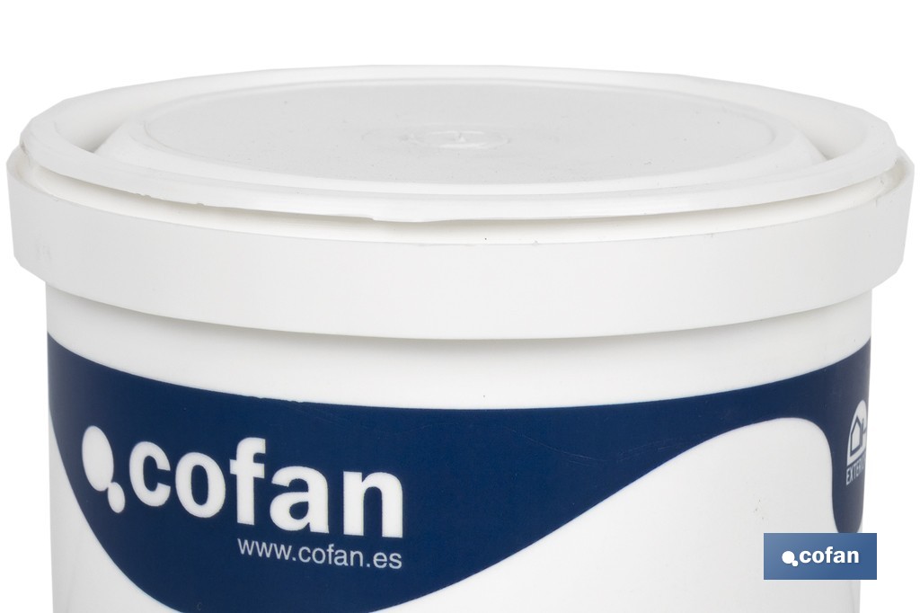 Tinta Plástica de exterior | Secagem rápida | Recomendada para uso exterior | Vários Tamanhos - Cofan