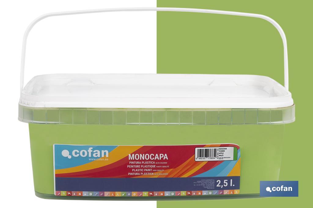 Pintura Plástica Monocapa | Diferentes colores  | Apta para usar en interior - Cofan
