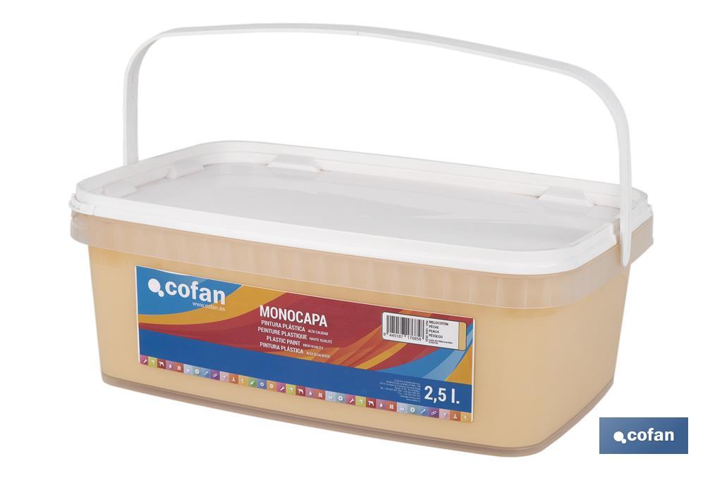 Pintura Plástica Monocapa | Diferentes colores  | Apta para usar en interior - Cofan