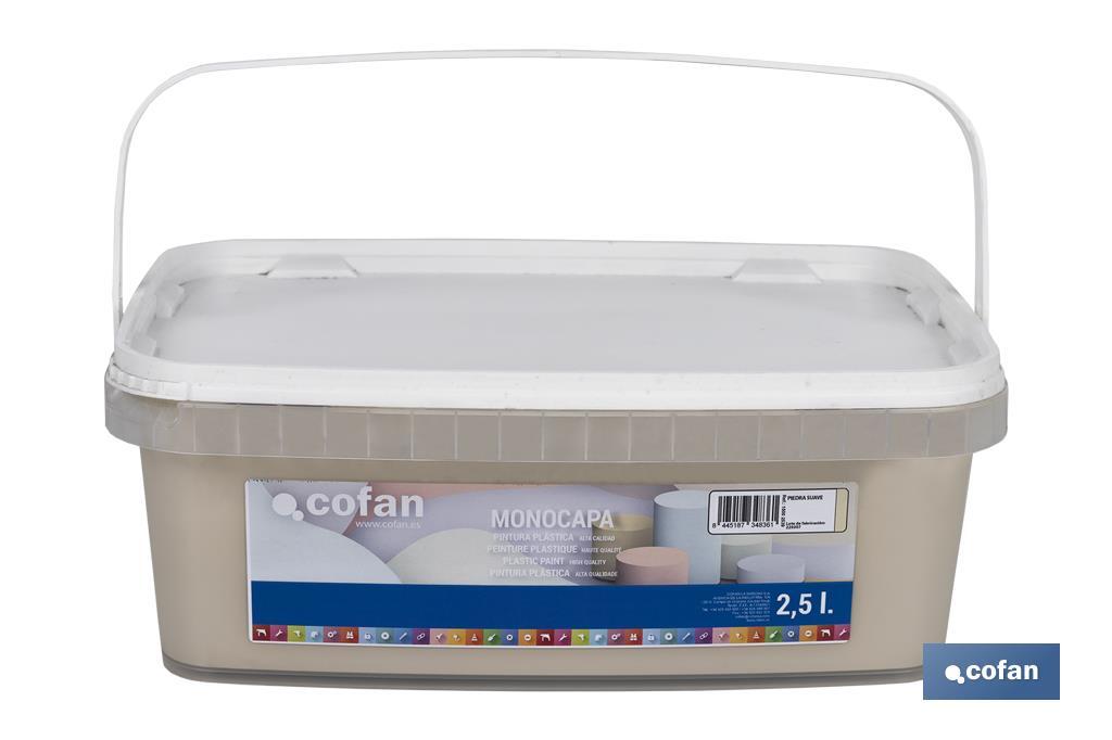 Pintura Plástica Monocapa | Diferentes colores  | Apta para usar en interior - Cofan