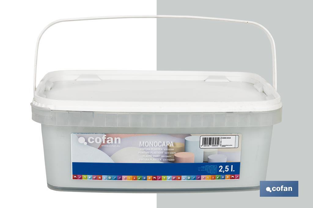 Pintura Plástica Monocapa | Diferentes colores  | Apta para usar en interior - Cofan