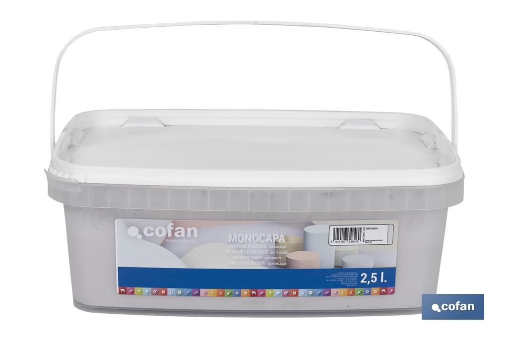 Pintura Plástica Monocapa | Diferentes colores  | Apta para usar en interior - Cofan