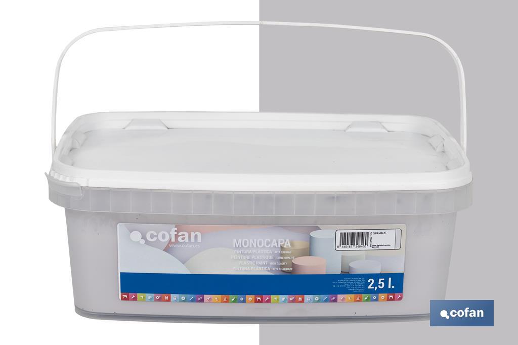 Pintura Plástica Monocapa | Diferentes colores  | Apta para usar en interior - Cofan