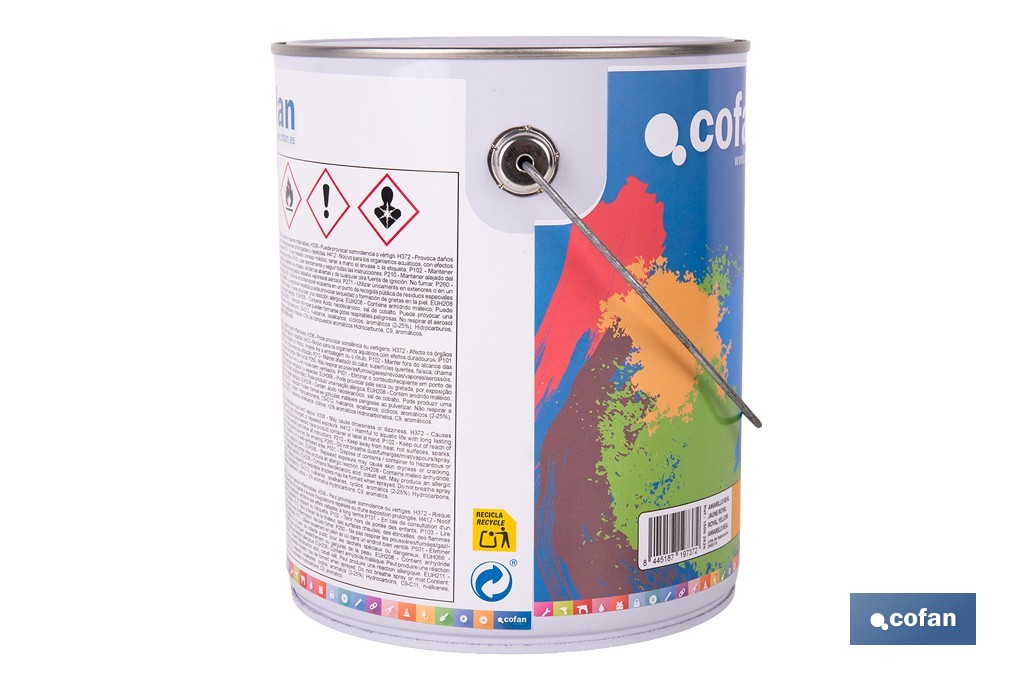 Esmalte Sintético | Em várias Cores | Embalagem 125 ml, 375 ml, 750 ml ou 4 L - Cofan