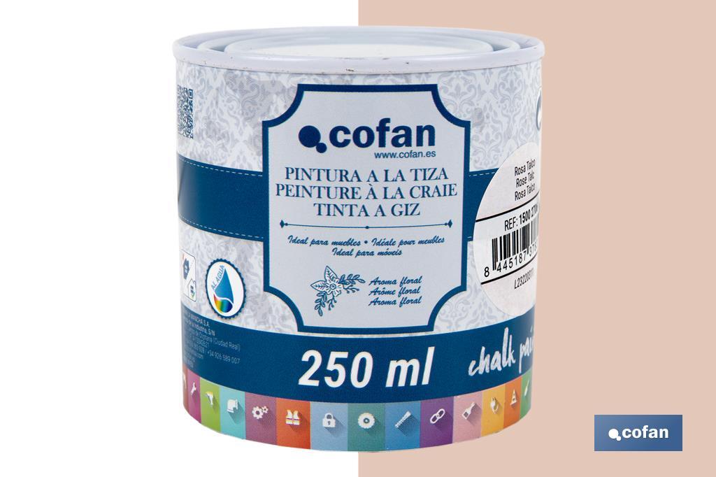 Tinta a giz | Chalk paint | Adequada para restauro e decoração de moveis | Diferentes capacidade | Várias cores  - Cofan
