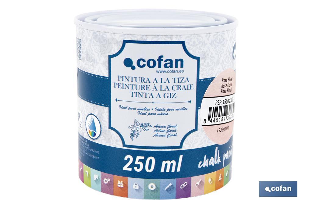 Peinture à la craie chalk paint | Convient pour la restauration et la décoration de meubles | Différentes capacités | Plusieurs couleurs  - Cofan