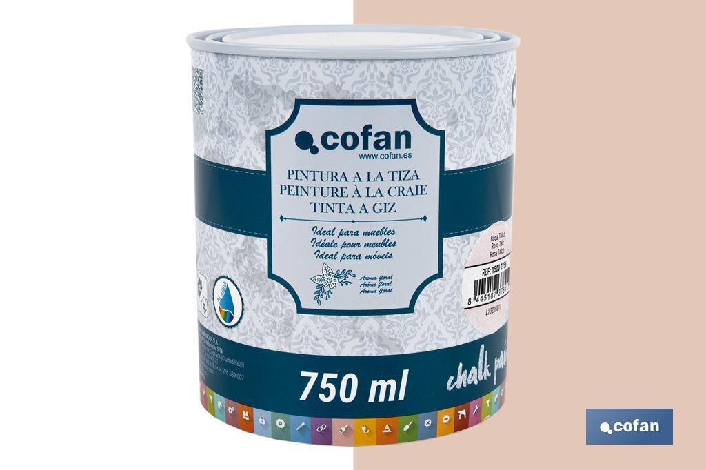 Tinta a giz | Chalk paint | Adequada para restauro e decoração de moveis | Diferentes capacidade | Várias cores  - Cofan