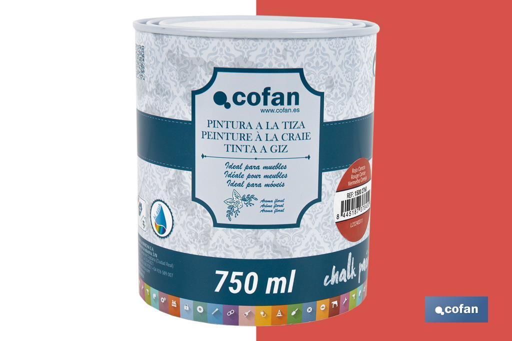 Tinta a giz | Chalk paint | Adequada para restauro e decoração de moveis | Diferentes capacidade | Várias cores  - Cofan