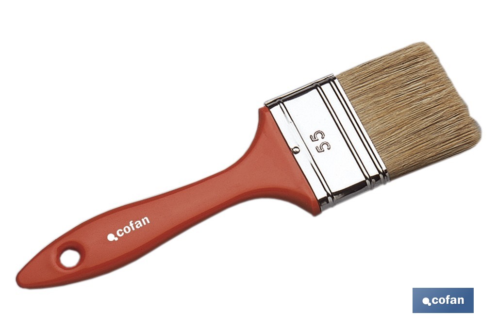 Brush with double thickness | Ergonomic handle | Made of polypropylene - Cofan