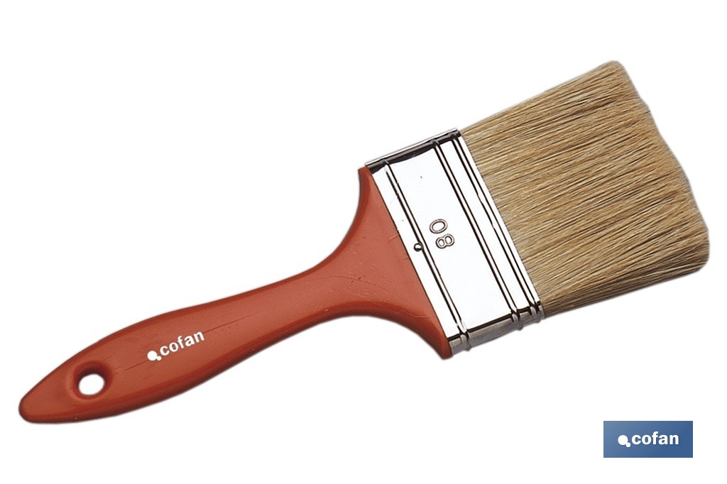 Brush with double thickness | Ergonomic handle | Made of polypropylene - Cofan